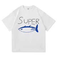 Jin Super Tuna Fish T Shirt Kawaii Retro Fashion women Clothing Harajuku High Quality Tops Cotton Clothes Days Gifts Tshirts