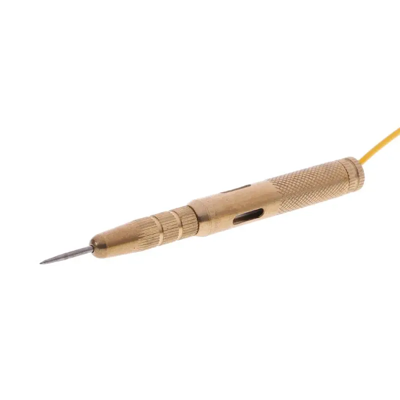 Heavy Duty Circuit Tester Test Pencil with Extended Spring Wire Car Truck Low Light Tester with Stainless Probe