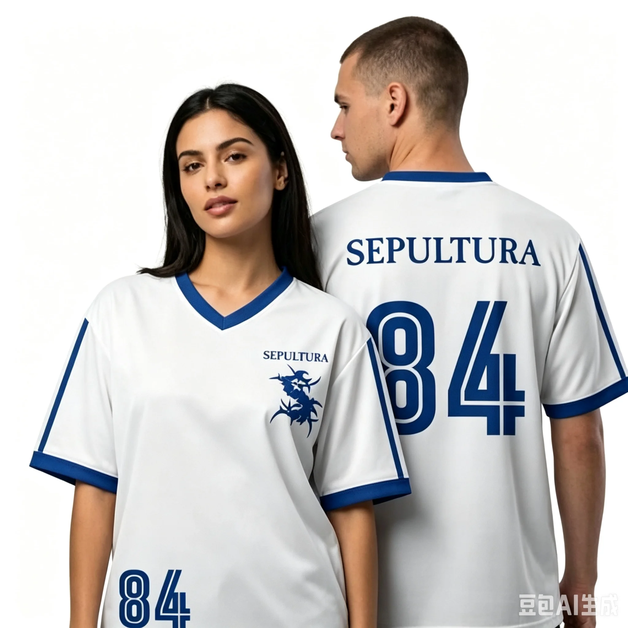 Sepultura Soccer Jersey Short Sleeve 84 Soccer Jersey Metal Band T Shirts Men's Women Top Streetwear Tee Clothes Family Matching