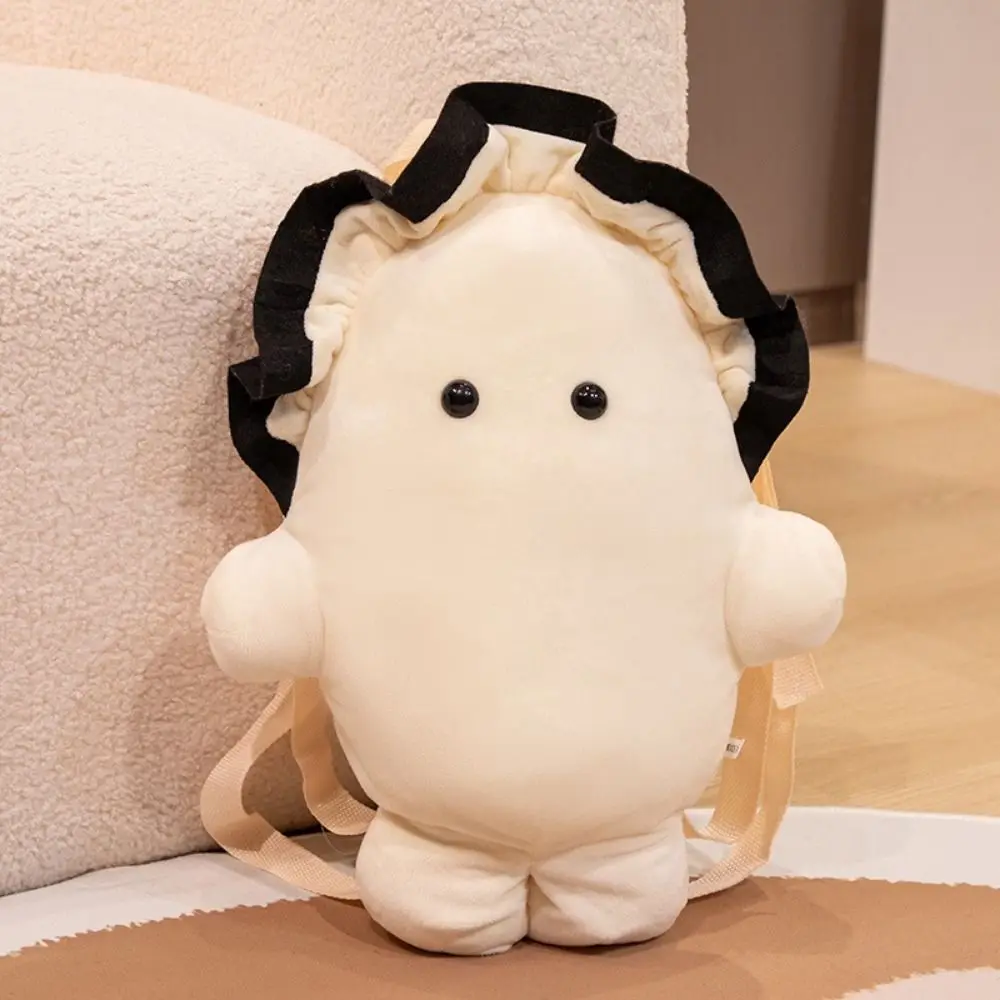 Knuffelbare pop pluche oester rugzak witte oester cartoon dier dieren oester tas Kawaii zachte oester schoudertas buiten