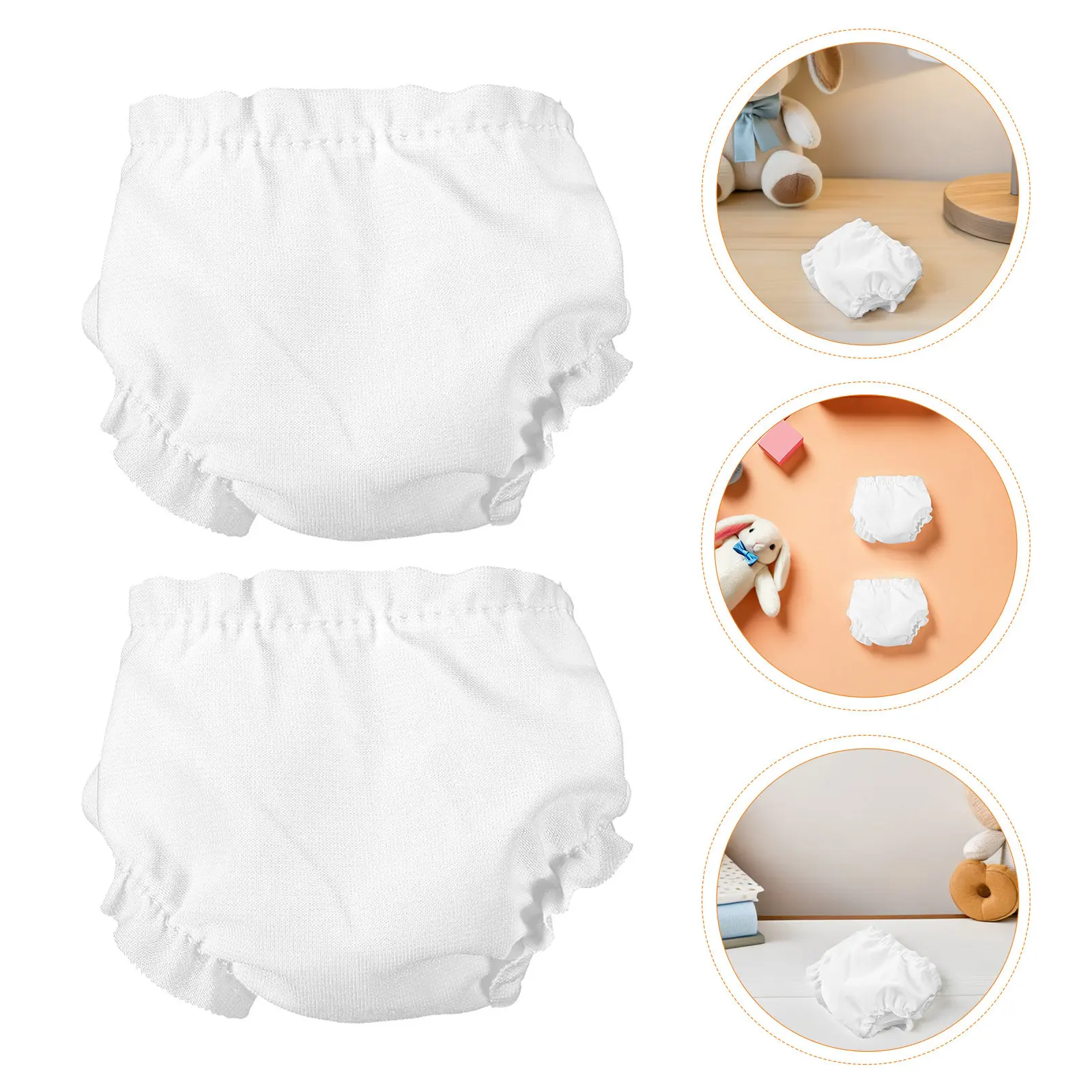 20Pcs Stuffed Clothes Reusable For Pretend Play Nursery Christmas Stocking Stuffers Baby Undergarments Inch