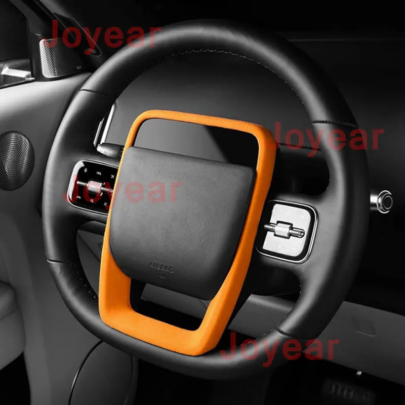 

Car Steering Wheel Panel Cover Decorative Sticker Suede Trim For Leading Ideal LiXiang L8 L9 L7 Auto Interior Accessories