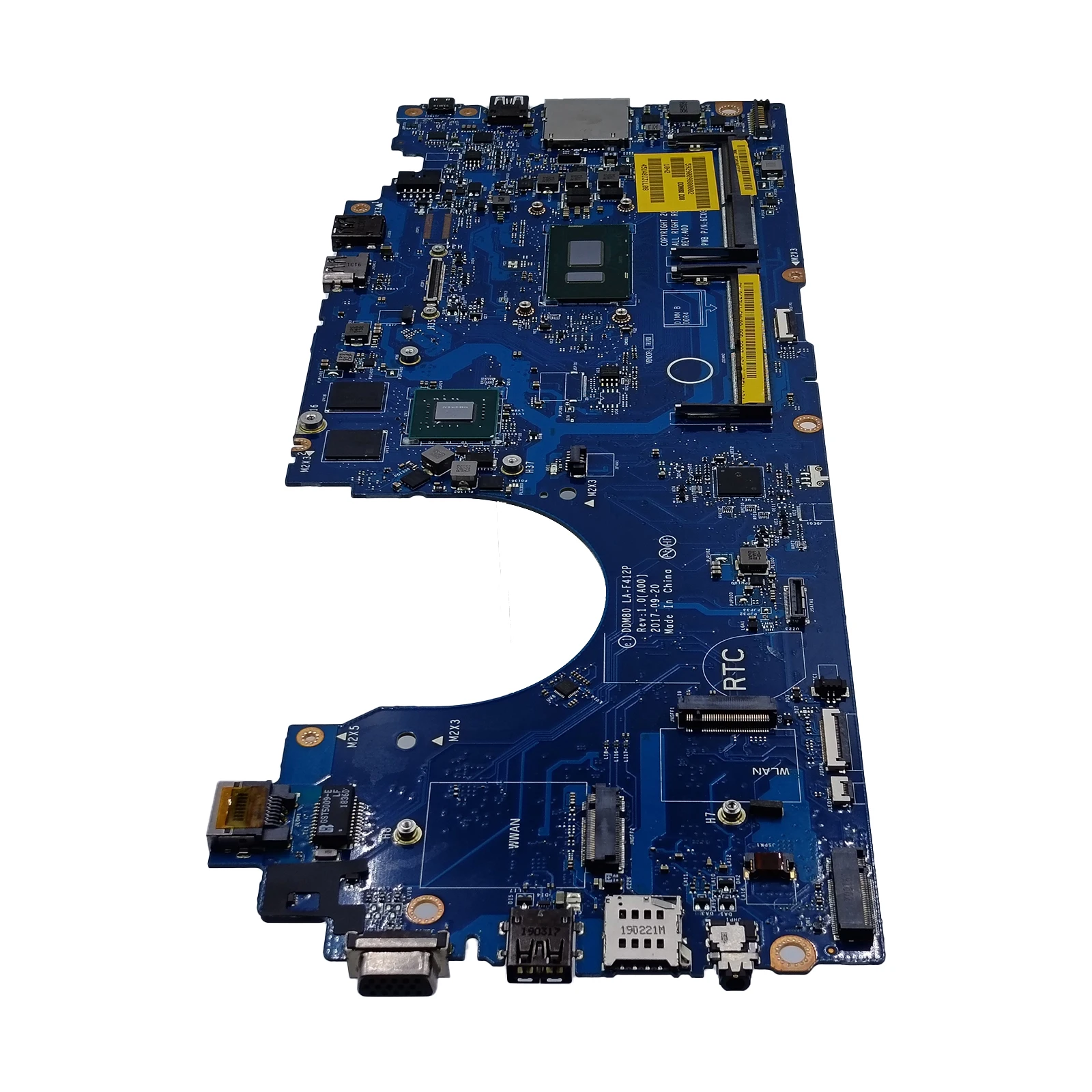 LA-F412P Per Dell Latitude 5590 Scheda Madre Del Computer Portatile i5-8350U i7-8650U N16S-GTR-S-A2 MX130 940MX 2GB GPU Scheda Madre 0P50J0 A17AB1