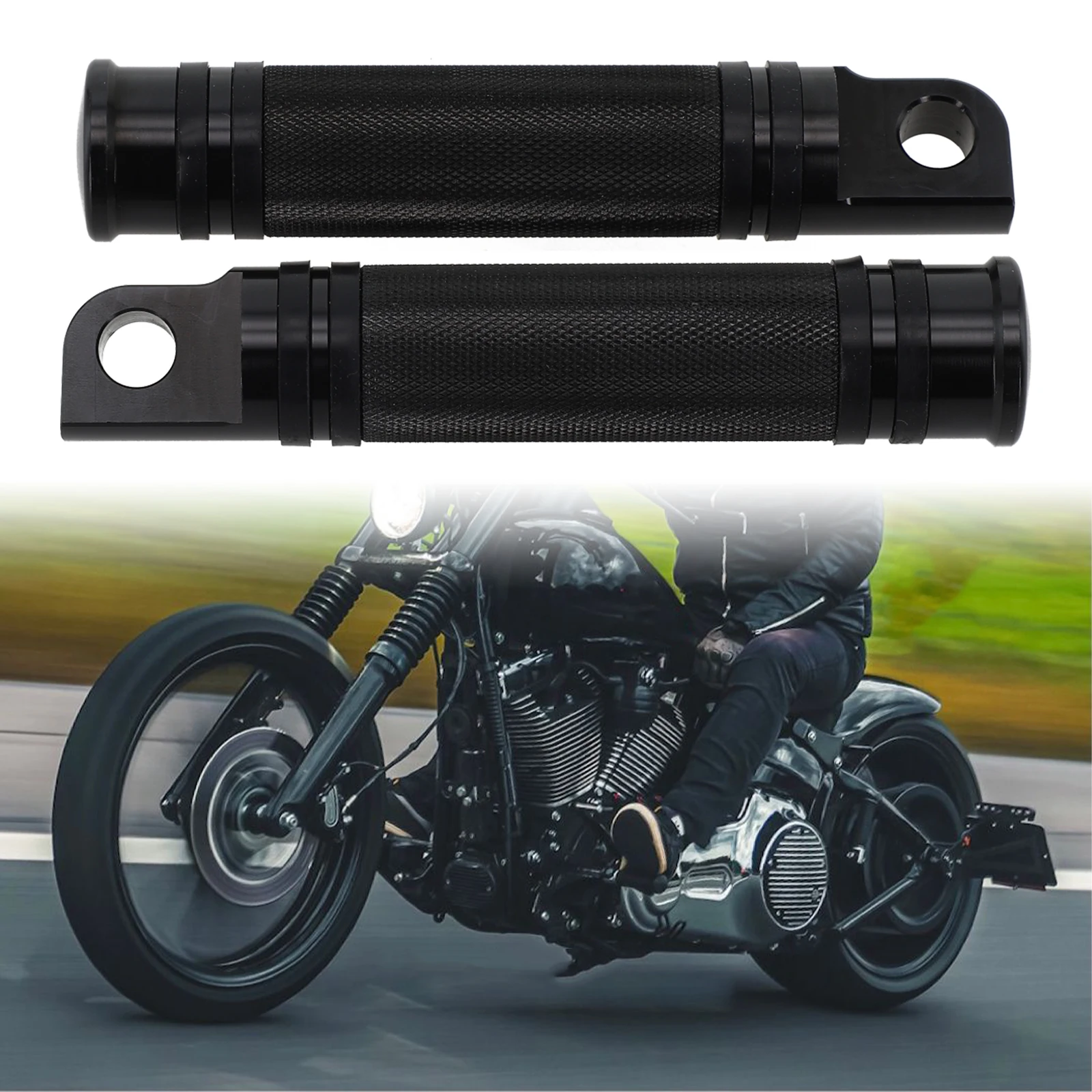 Motorcycle Knurled Foot Pegs CNC Rear Front Footrest Pedal 2024 Hot Sale Brand New And High Quality New Store Discount