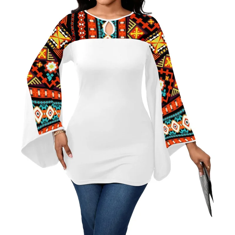 

Sexy Floral Blouse for Women Casual Long Sleeve Button Down T-Shirt Simple V Neck Loose Tops Shirts Dress