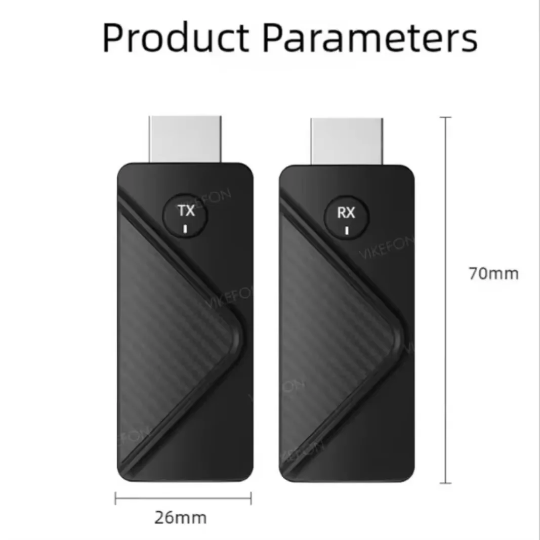 TOGYN 50M 1080P HDMI-Compatible Wireless Video Transmitter and Receiver Extender Display Adapter For Projector Monitor Laptops P