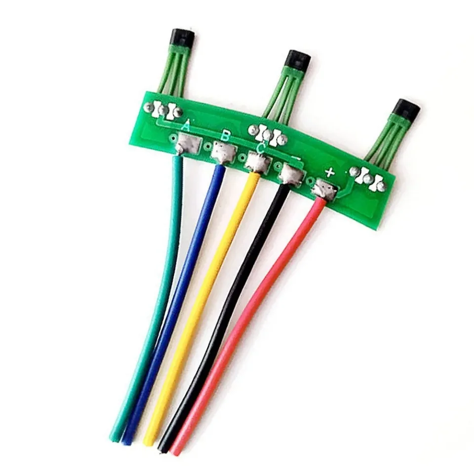 Electric Vehicle Hall Effect Sensor 10G 3144/3143 Green Motor PCB Parts Board with 120 Degree Wires And Electrical Panel Cable image 5