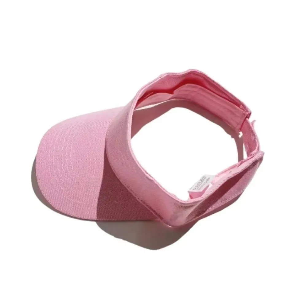 Cotton Outdoor Sports Hat Quick-Dry Lightweight Sun Visor Hat Structured Brim UV Protection Summer Sun Hat