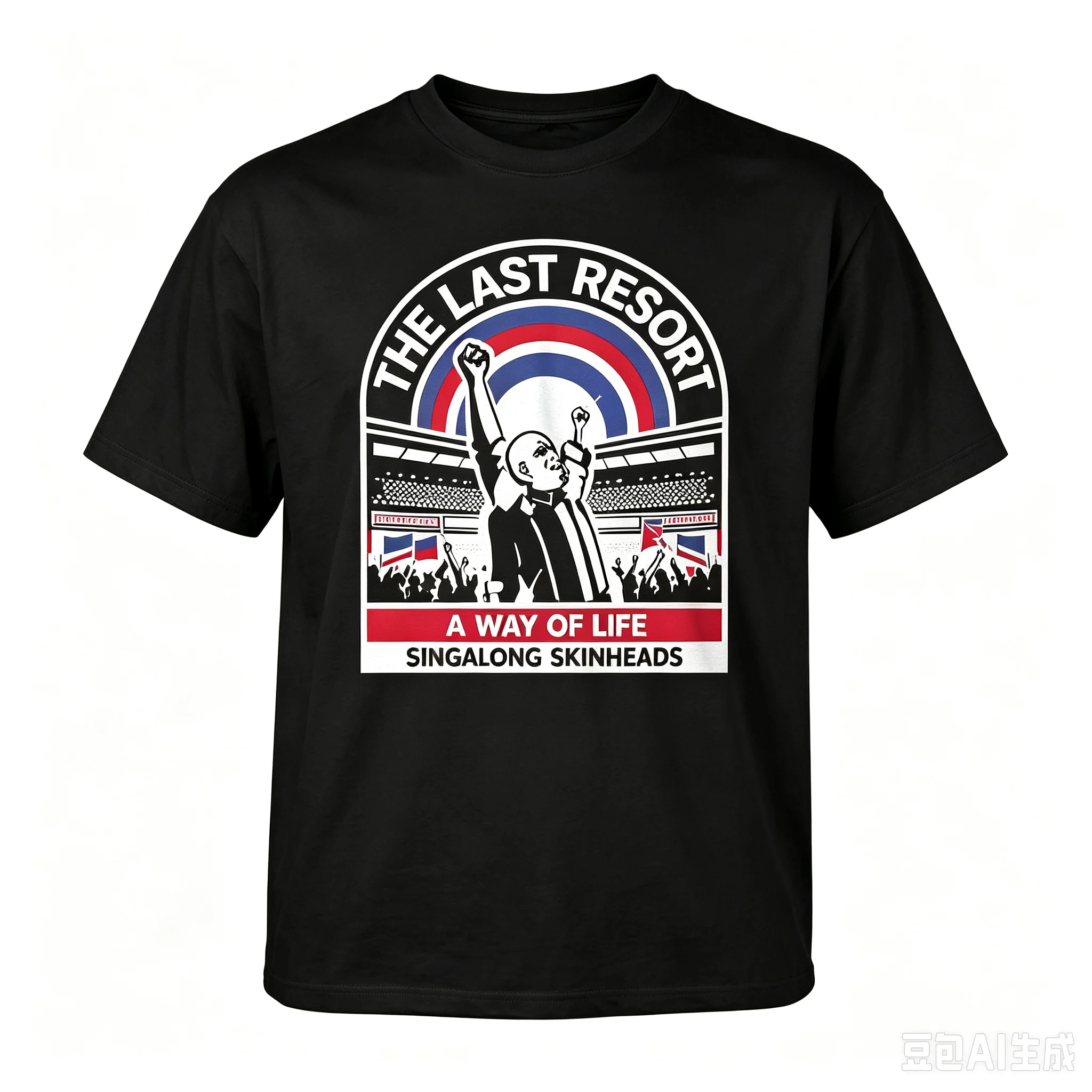 The Last Resort A Way Of Life Graphic Men T‑Shirt Retro Punk Music Casual Short Sleeve Tee