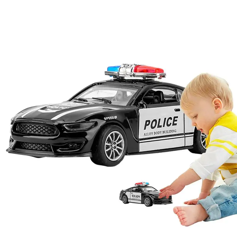 

Friction Cars For Kids Interactive Sensory Rescue Cop Vehicle Model Toddler Toys For Children Aged 3-8 Years Old Christmas