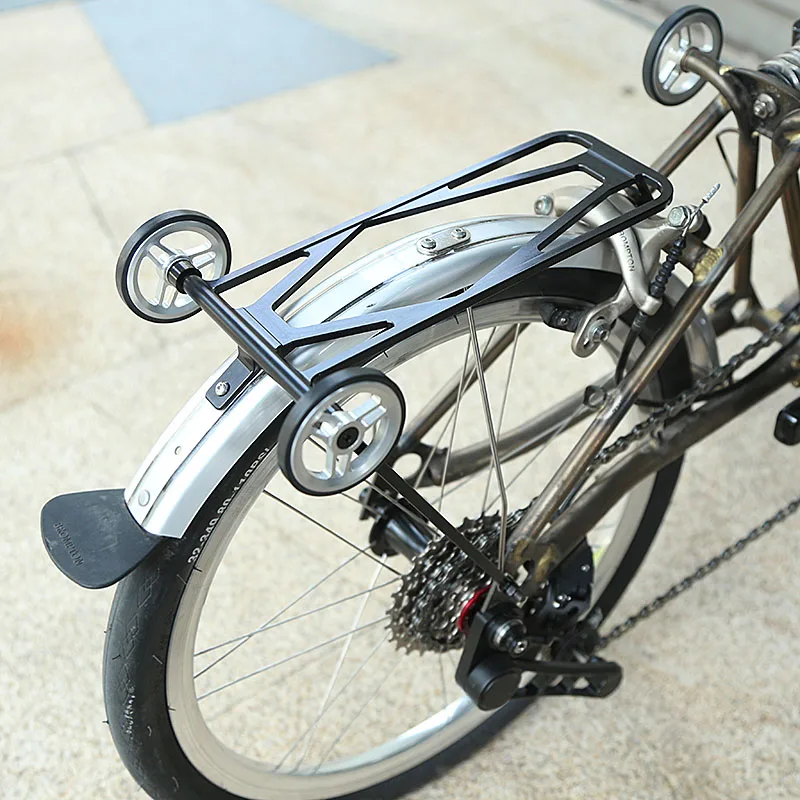 177g ACRZ Rear Rack cnc Aluminum Alloy for brompton L version pikes 3sixty bike