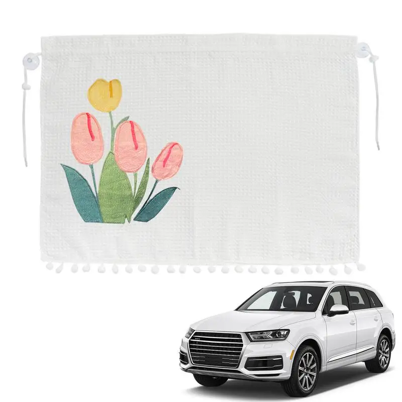 Car Side Window Blinds Sun Protection Car Front Rear Side Window Sun Shades Heat Insulation Side Window Drapes For Passengers