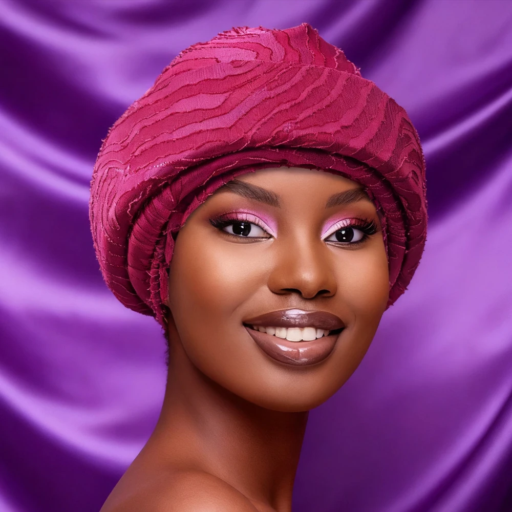 

African Auto Gele Headtie Nigeria Geles Muslim Hijab Women Headscarf Bonnet Head Wrap Already Made Turban Cap Turbante Mujer Hat