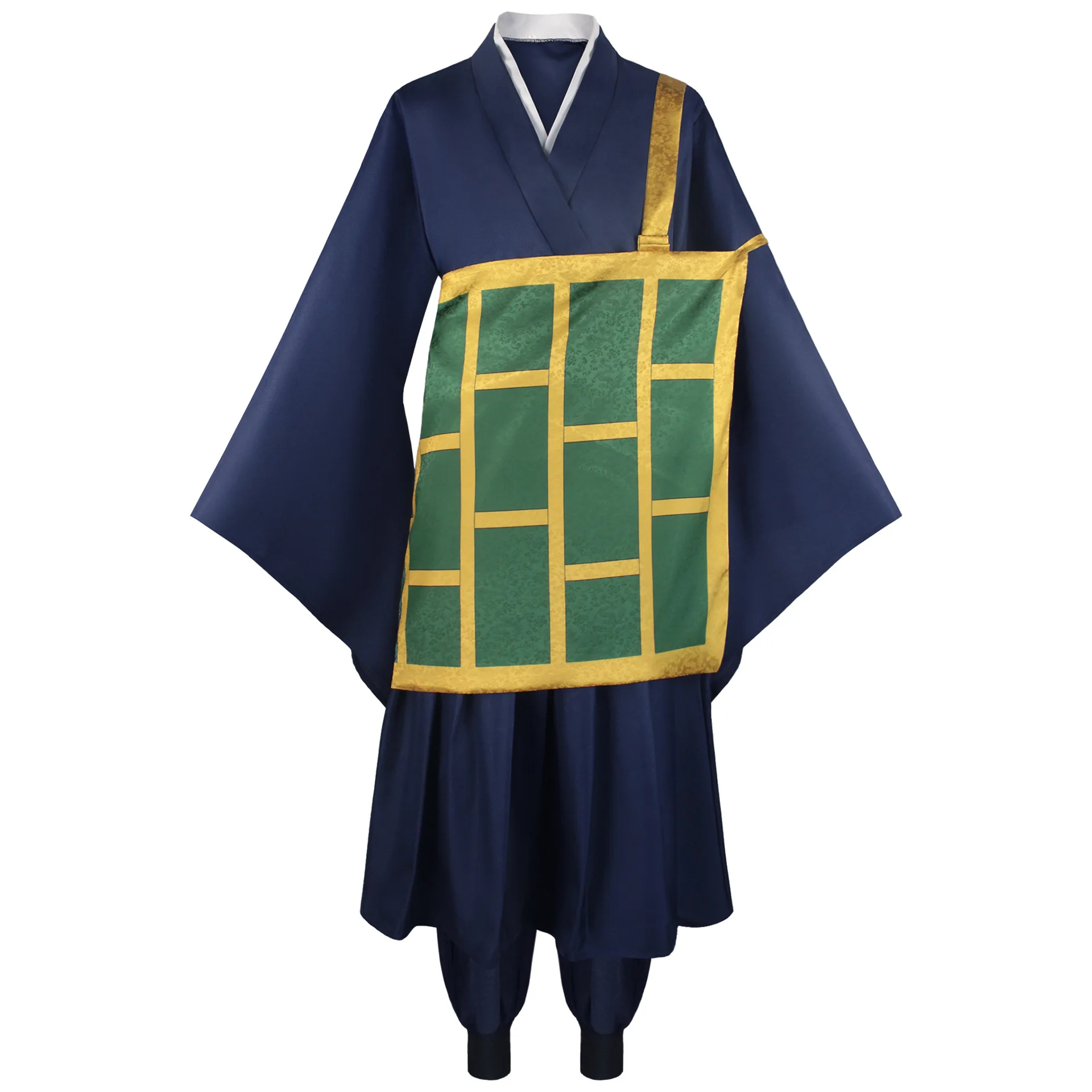 Geto SuNAENA u Cosplay Costume, Kimono, Noir, Bleu, Uniforme Japonais, Halloween, Vêtements de ixde Noël