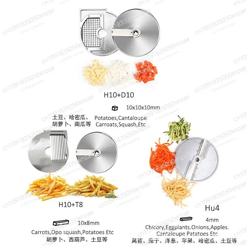 Commercial Storefront Hotel Sweet Potato Lemon Cutter Blade Multifunctional Sweet Potato Desktop Vegetable Cutter