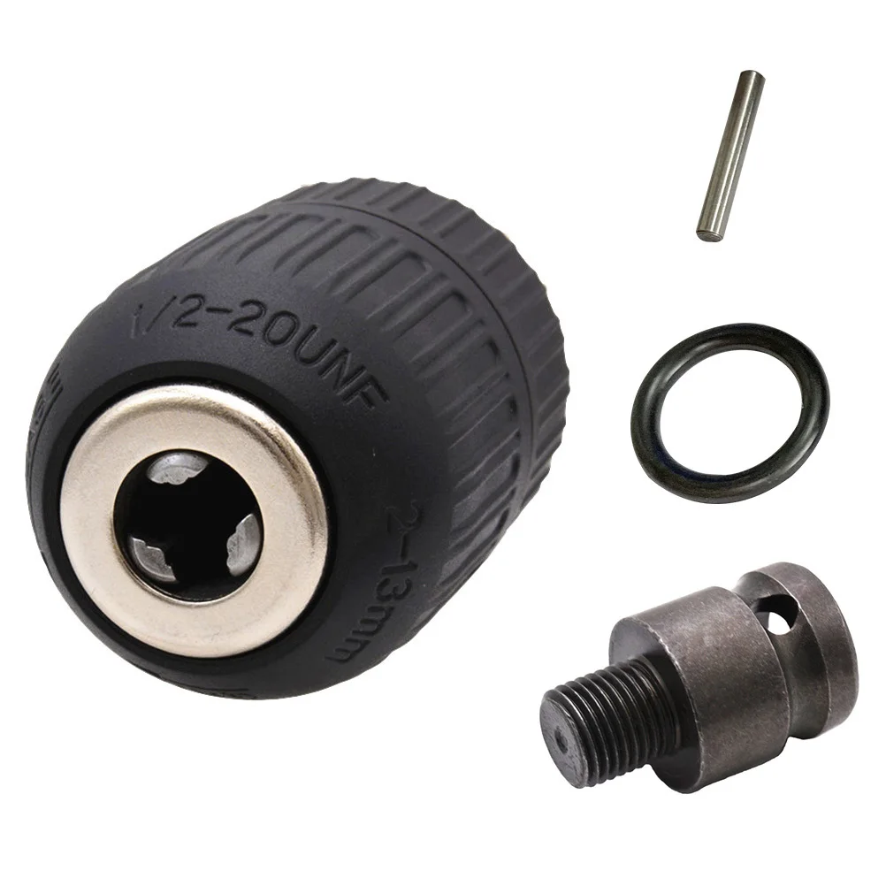 1 مجموعة 1 مجموعة تشاك كهربائي دائم ثلاثة الفك تشاك اليد ضيق الحفر محول ل تأثير الحفر المطرقة أداة استبدال أجزاء #5