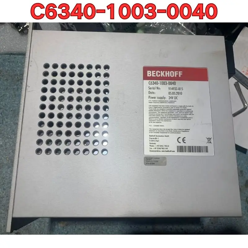 

Б/у C6340-1003-0040 Тест функции хоста ПЛК, нормальная цена, спросите обслуживание клиентов. Последняя цена в 2026 году.