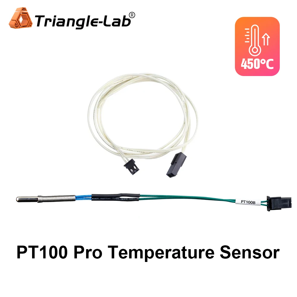Trianglelab Enhanced Edition PT100 PRO Temperature Sensor for high temperature for V6 HOTEND Heat block 3D Printer