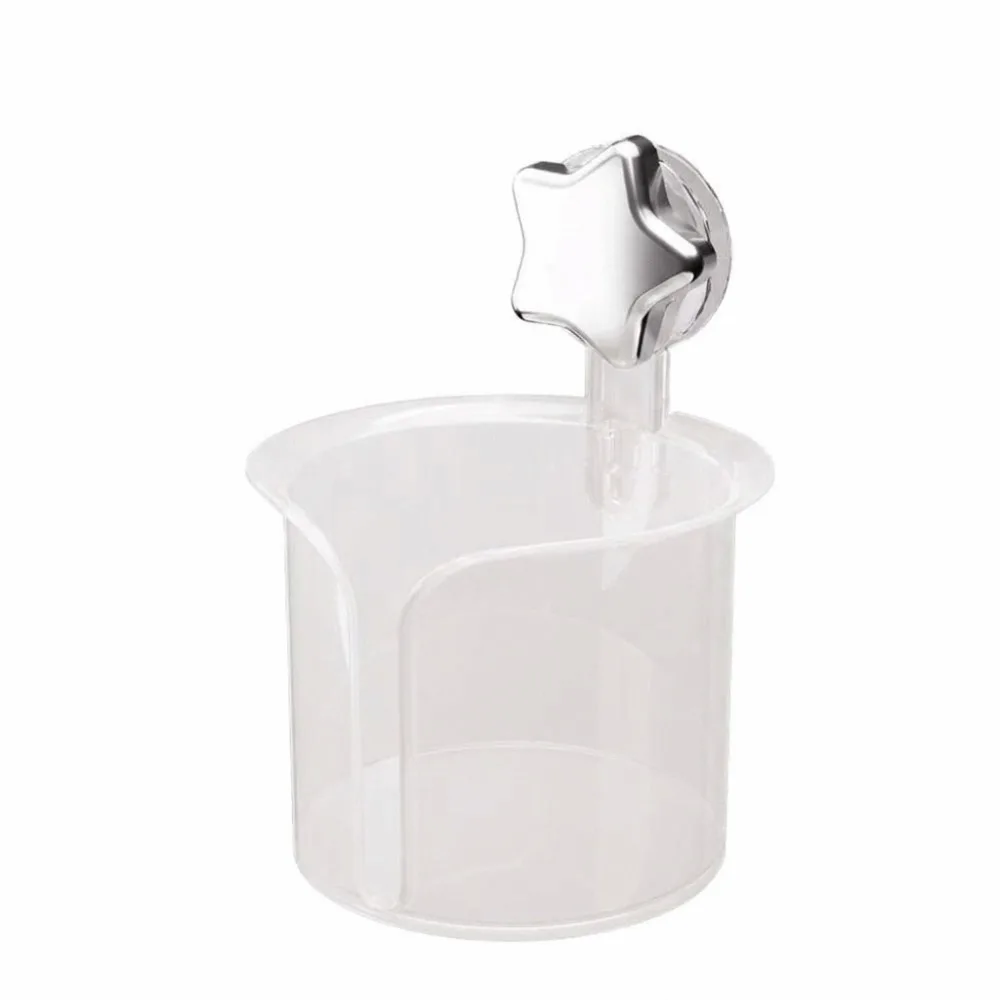 Transparent Suction Cup Tissue Box Large Capacity Star De sign Toilet Paper Holder No Drilling Space Saving Roll Paper Container