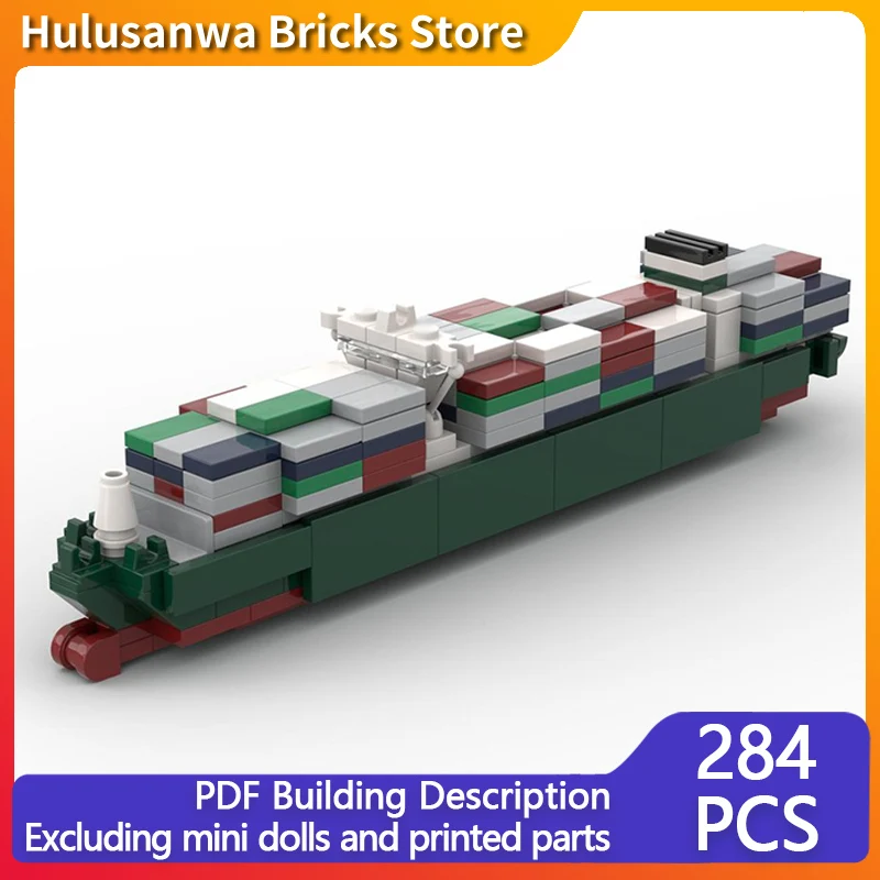 

Модель корабля-контейнера золотого класса MOC, строительные кирпичи, военное оборудование, модульные технологии, подарки, праздник, сборка, детские игрушки, костюм