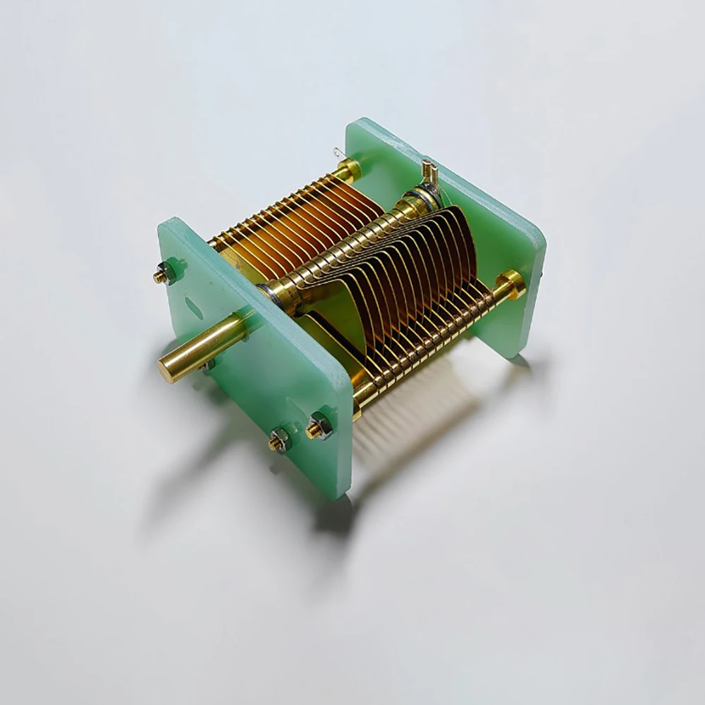 

Copper Single-Gang High-Power Air Variable Capacitor