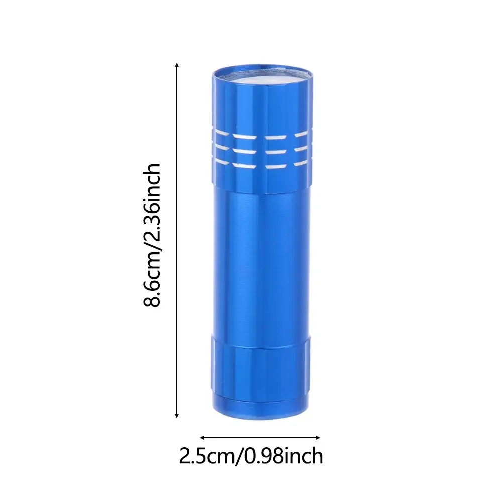 Liga de alumínio 9 luzes LED lâmpada UV ferramenta de manicure lanterna secador de unhas lanterna