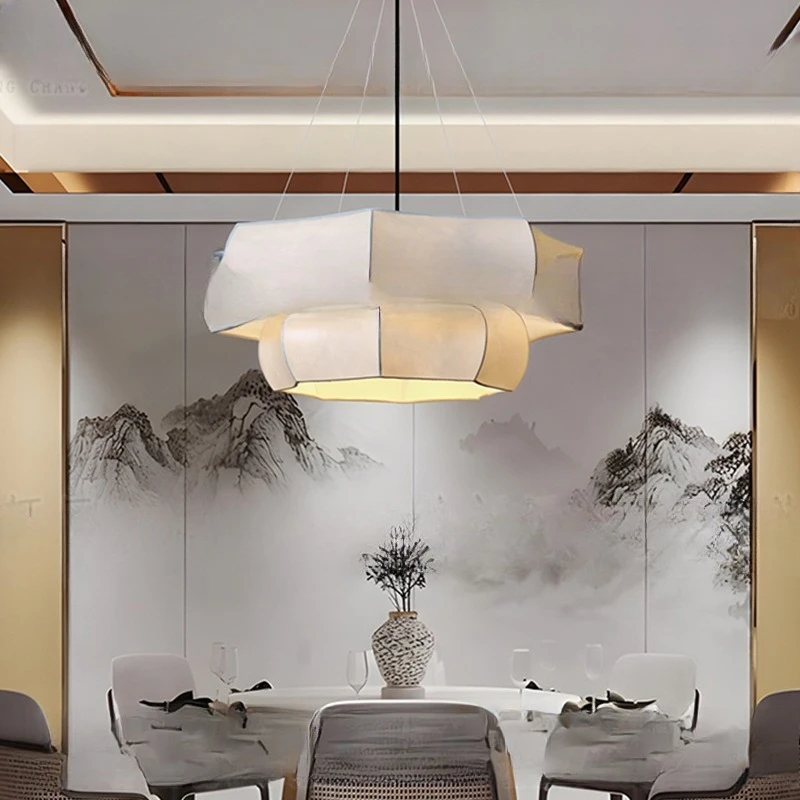 

New Chinese Song Dynasty, aesthetic chandelier, living room, bedroom, dining room, Japanese-style homestay, retro Zen