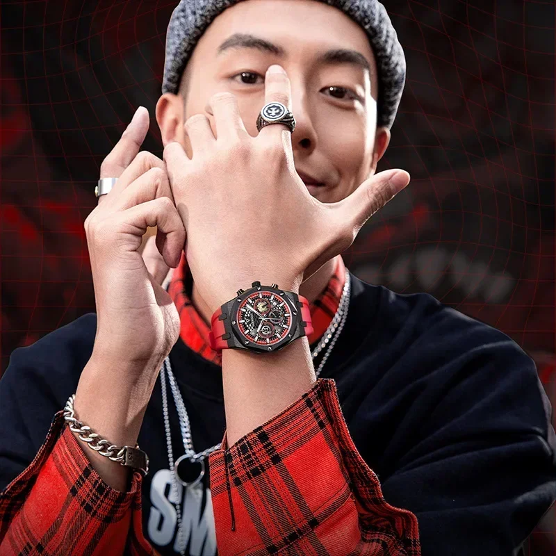 أعلى جودة المستوردة جلد طبيعي تانك سلسلة الرجال الفاخرة ووتش شعار مخصص DM لمزيد من المعلومات كل ما تريده لنا