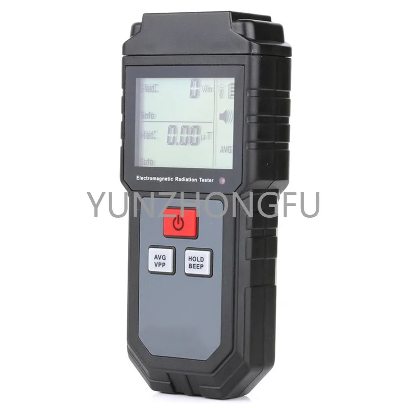 RZ825 Electric Field & Magnetic Field Tester Sound Light Alarm Electromagnetic Radiation Tester