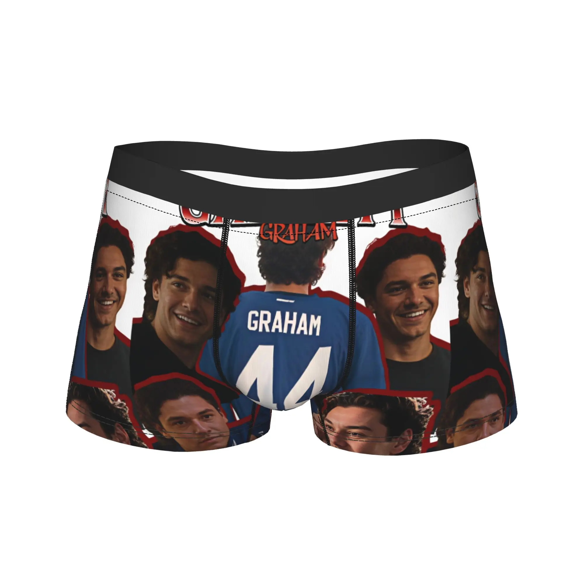 Garrett Graham 44 Underwear Off Campus Males Underpants Custom DIY Funny Trunk Hot Sale Boxer Brief Plus Size