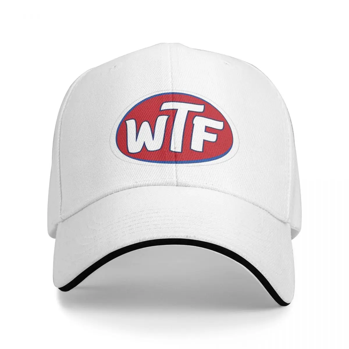 WTF Baseball Cap Hip Hop Stp Automobile Brands Sandwich Hat for Men Women Adjustable Dad Hat Fishing