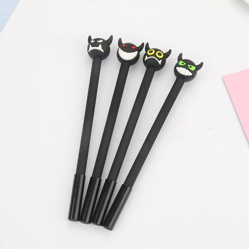 24Pcs Wholesale creative little devil cute stationery gender-neutral pen, student novelty cartoon stationery, school supplies