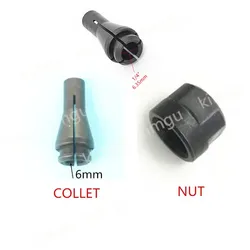 Collet 6mm N382457 N382458 N383609 for DEWALT DCG426 DWE886T DWE886S DWE886P DWE4887N DWE4884 Chuck parts DIE GRINDER
