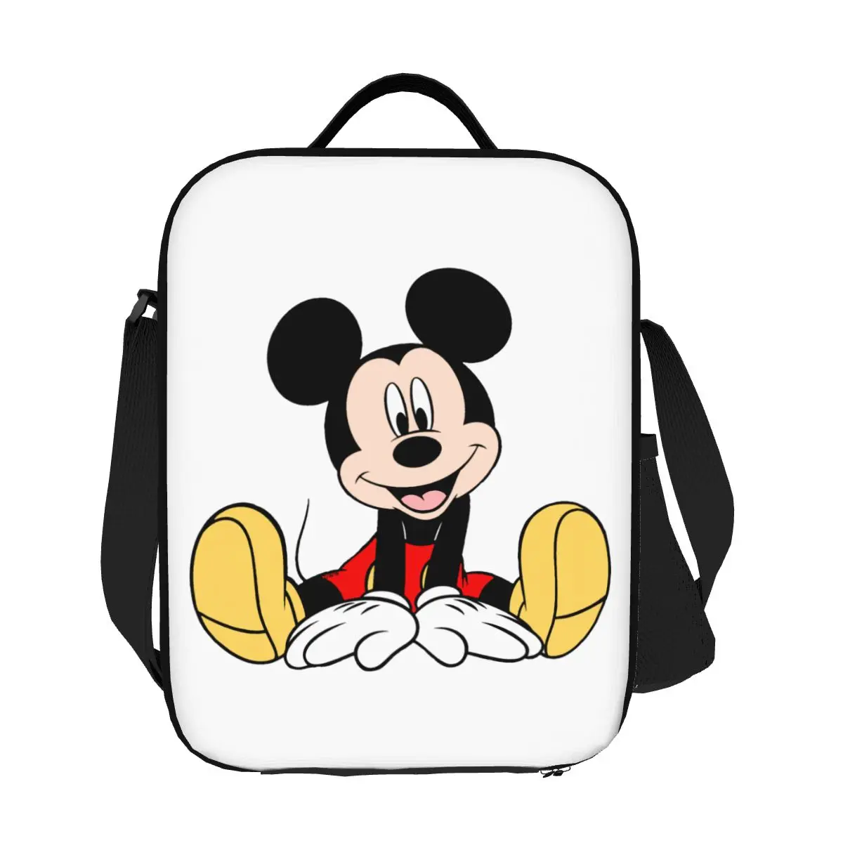

Custom Disney Mickey Mouse Minnie Thermal Insulated Lunch Bags Women Resuable Lunch Container for School Storage Bento Food Box
