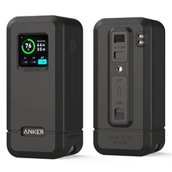 For Anker Prime Power Bank 20,000mAh 200W Silicone Case Protective Dustproof Cover Travel Carrying Case With TF/SIM card storage