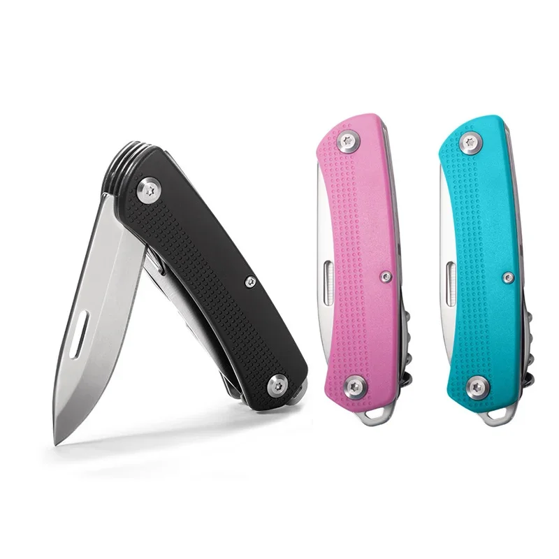 FREETIGER Multi-functional Pocket Folding Knife Screwdriver Opener Saw Keychain Knife Fruit Free Tiger Camping FTP106