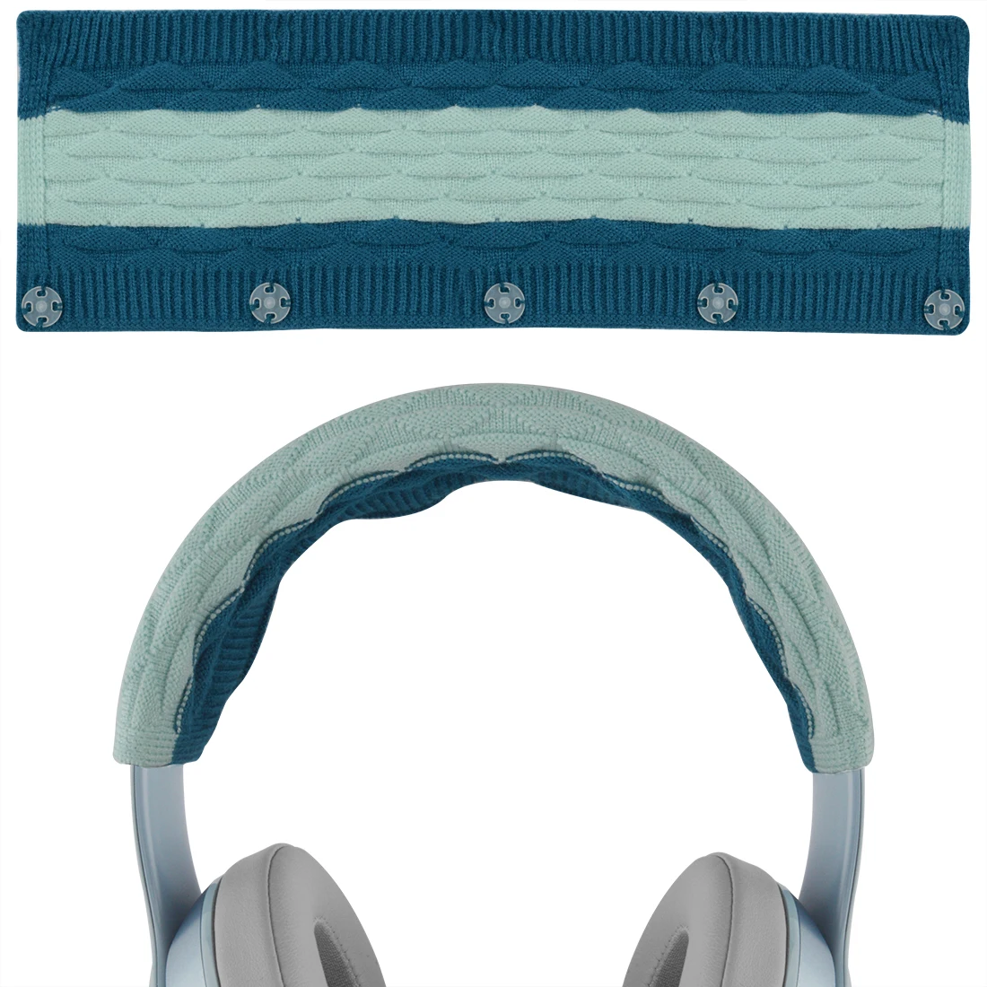

Geekria Knit Fabric Headband Cover Compatible with Audio-Technica, Beats, Bose, AKG, Sennheiser, Skullcandy, Sony Headphones