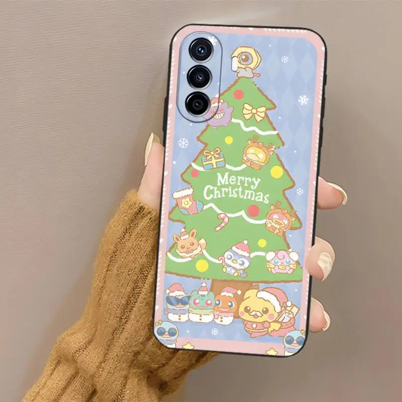 PokémonS Christmas Cute Phone Case For Huawei P50Pro P40 P30 P20 P10 Plus Lite Pro Y5 Y6 Y7 Y8 PSMART 2019 2020 Shell Cover