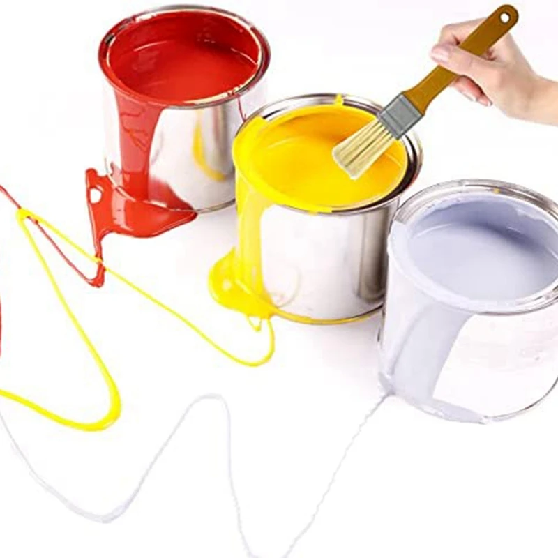 Pinceau avec poignée en plastique, anti-perte, épais pour peinture, vernis SAF, colles, 1 po