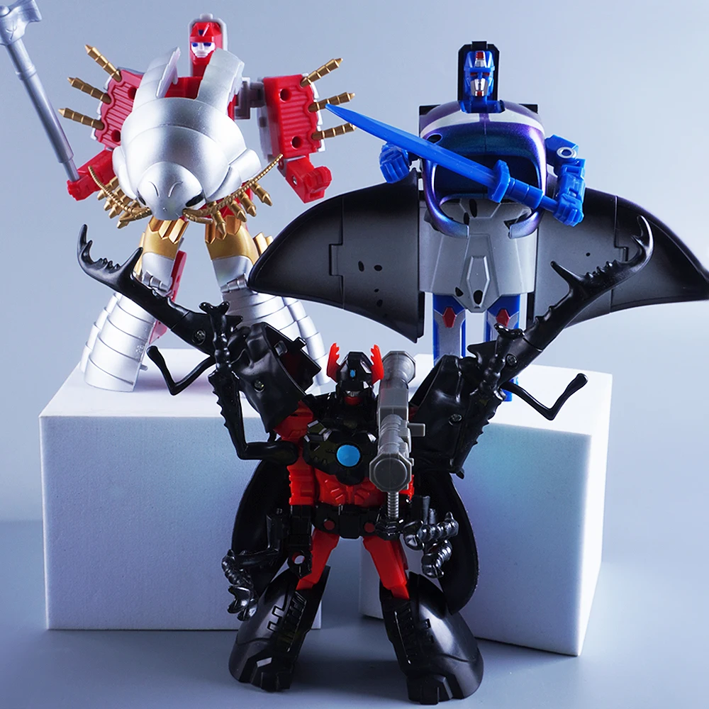 Micro mar profundo pangolim deformação inseto oceano robô hercules besouro transformável guerreiro quebra-cabeça modelo menino brinquedo presente