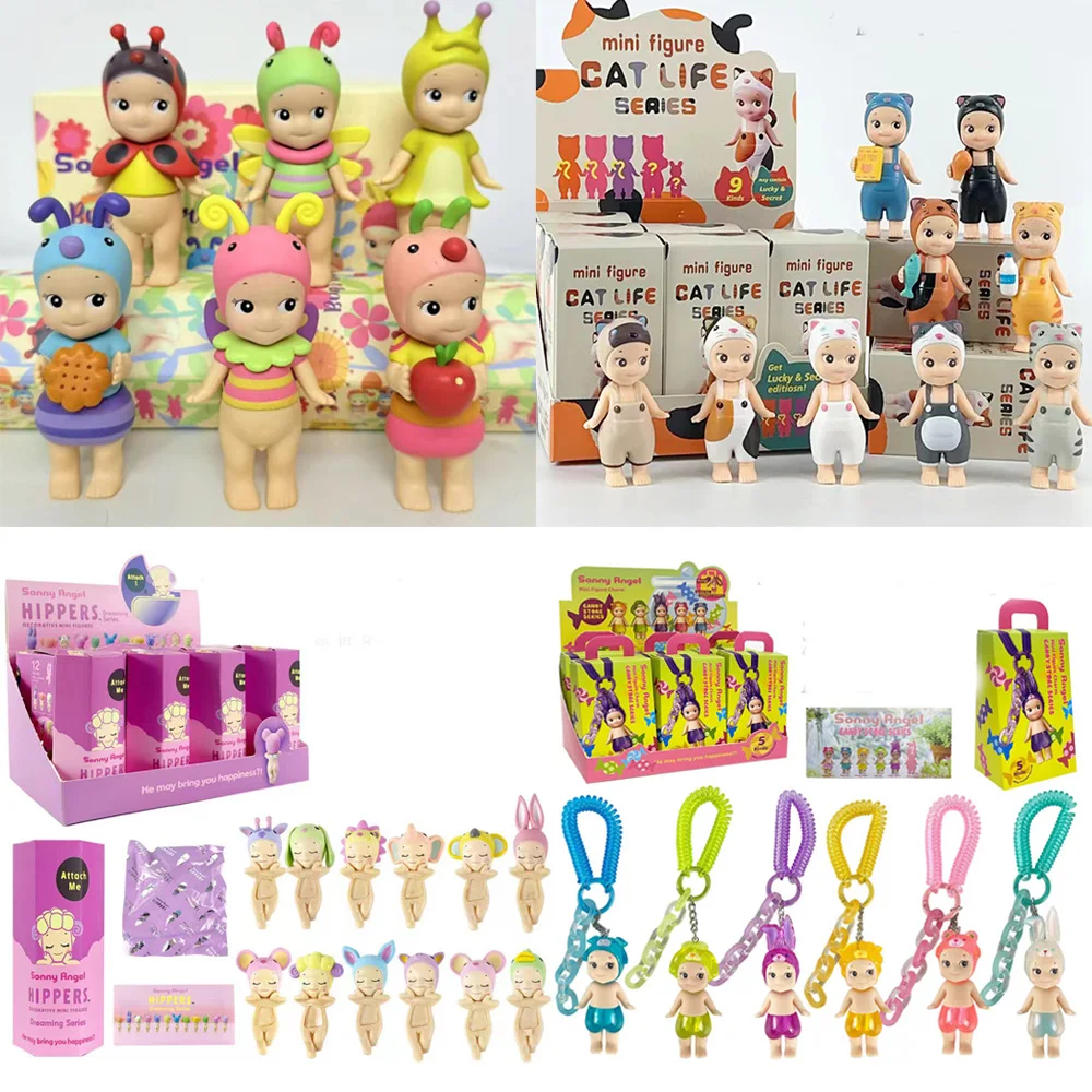 

Слипая коробка Sonny Angel Bugs World Series - мини-фигурки аниме, украшения, куклы для фанатов, детей, подарок на Рождество или день рождения