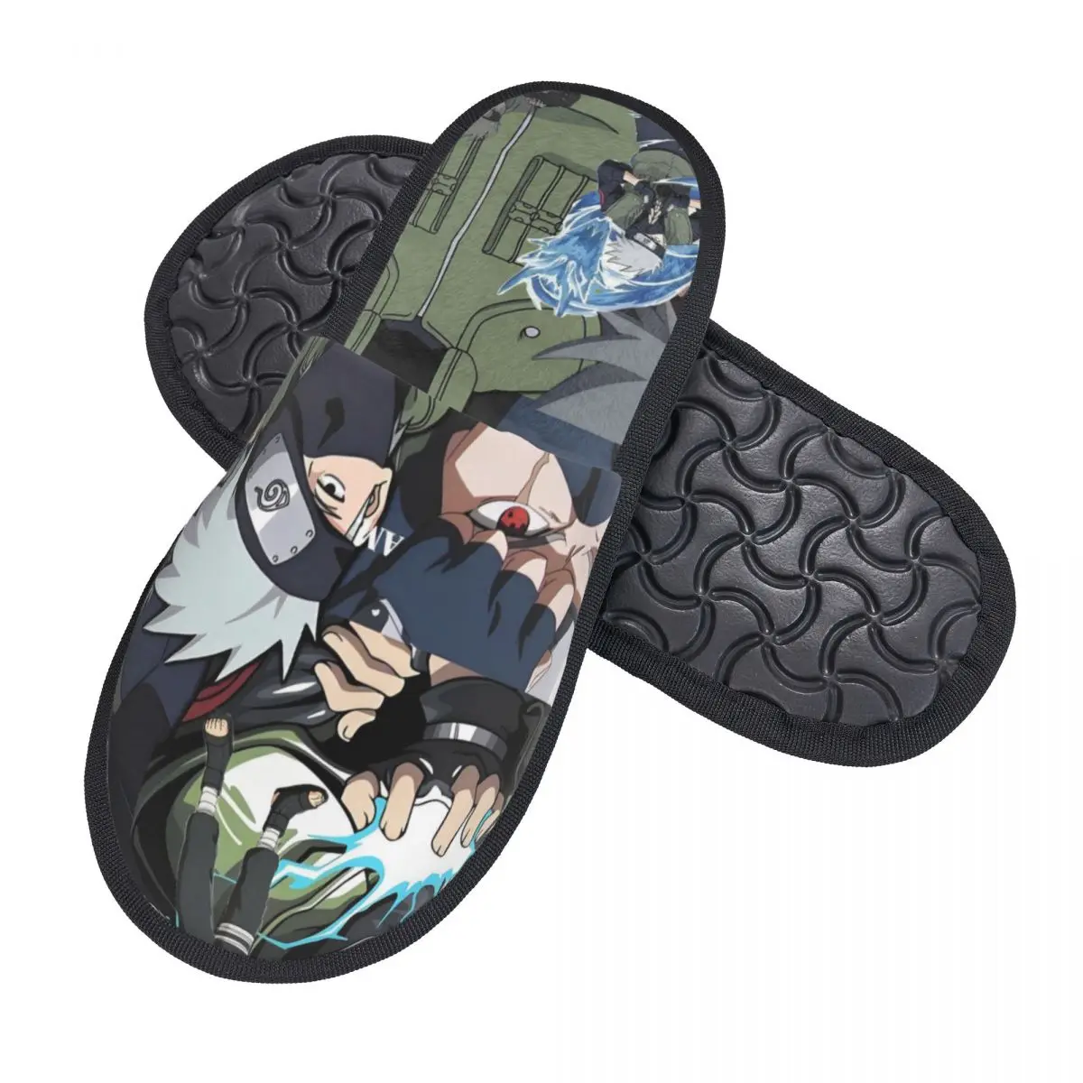 Personalizado k-akashies h-hatakes japão casa em quadrinhos chinelos feminino confortável espuma de memória respeitado deslizamento em sapatos de chinelo de hotel