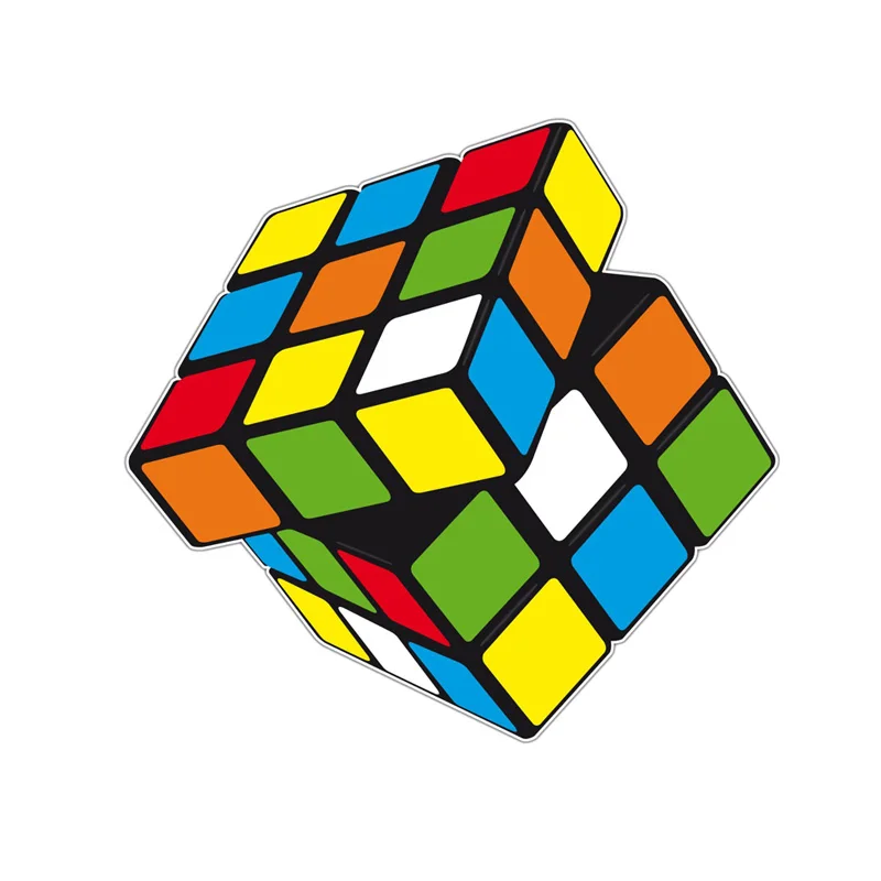 

N349# Car Sticker High Quality Rubik's Cube Graffiti Accessories Pegatinas Para Coche DIY Car Styling