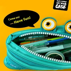 YOAINGO ZIPIT medium size Cute Monster Zipper Ins Pen Case studente grande custodia trasparente per cancelleria regalo Black Friday