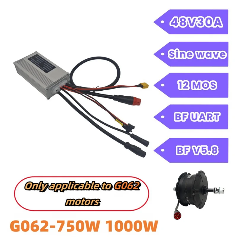 

B48B-для Bafang комплект контроллера электрического велосипеда 30A Sinewave G062 48 В 1000 Вт двигатель высокопроизводительные аксессуары для переоборудования электронного велосипеда
