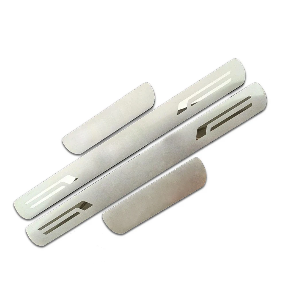 For Mazda 3 CX-5 6 CX30 Car Door Sill Kick Scuff Plate Protector Trim Auto Accessories Threshold Guard Pedal Styling Sticker