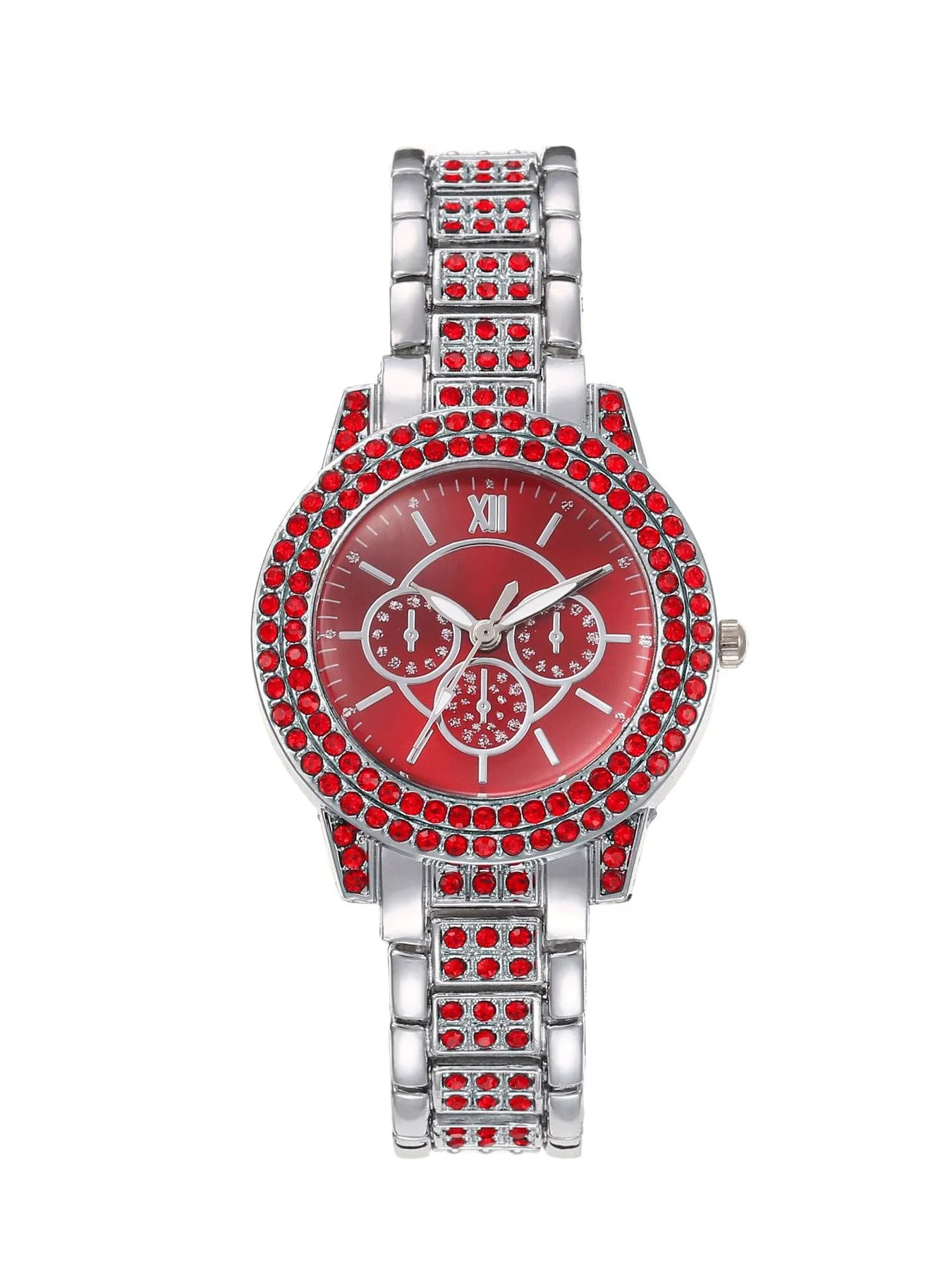 6-piece exquisite and versatile women's watch set, fashionable quartz watch, casual steel strip watch, women's watch set