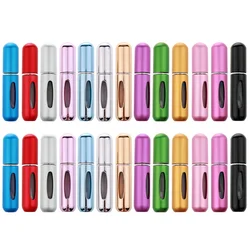 10pcs/lot 5ml Mini Refillable Perfume Bottle with Spray Scent Pump Empty Cosmetic Container Atomizer Bottle For Travel Tool