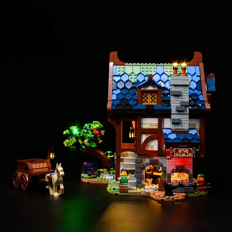 

No Bricks LED Light Kit for Medieval Blacksmith 21325