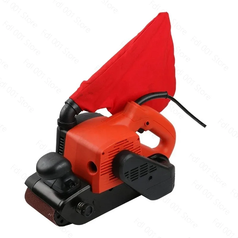 For 4 inch high-power belt sander, portable sanding and polishing machine, flat plate sander, woodworking sandpaper machine